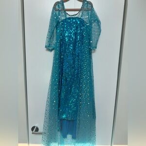 Frozen Elsa Kids Costume 7 yrs